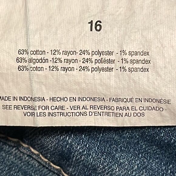 Gloria Vanderbilt All-around Slimming Effect button fly Rail Straight crops 16 - Picture 14 of 15